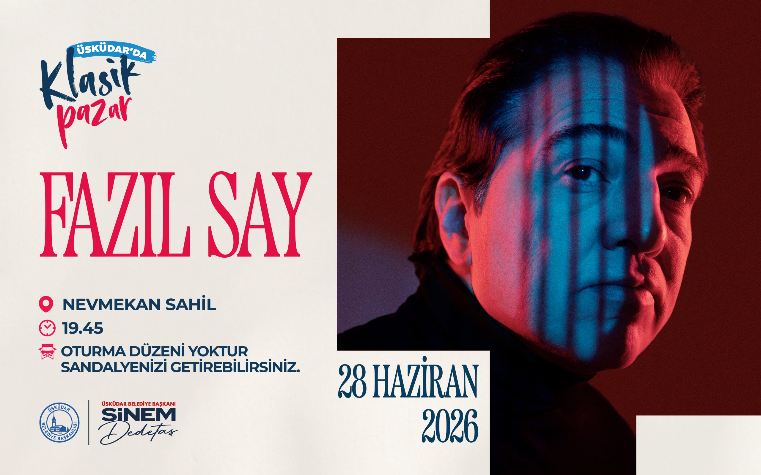 Üsküdar’ın ödüllü Klasik Pazar konserleri Fazıl Say ile yeni sezona merhaba diyor