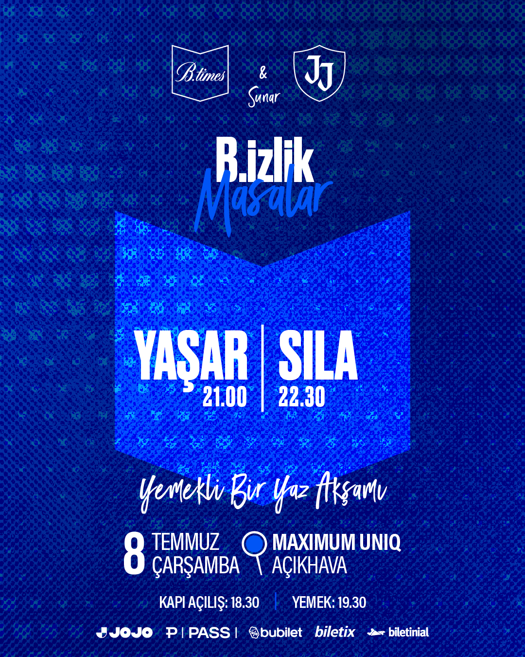 B.times ile Bizlik Masalar ’da yazın en keyifli buluşması