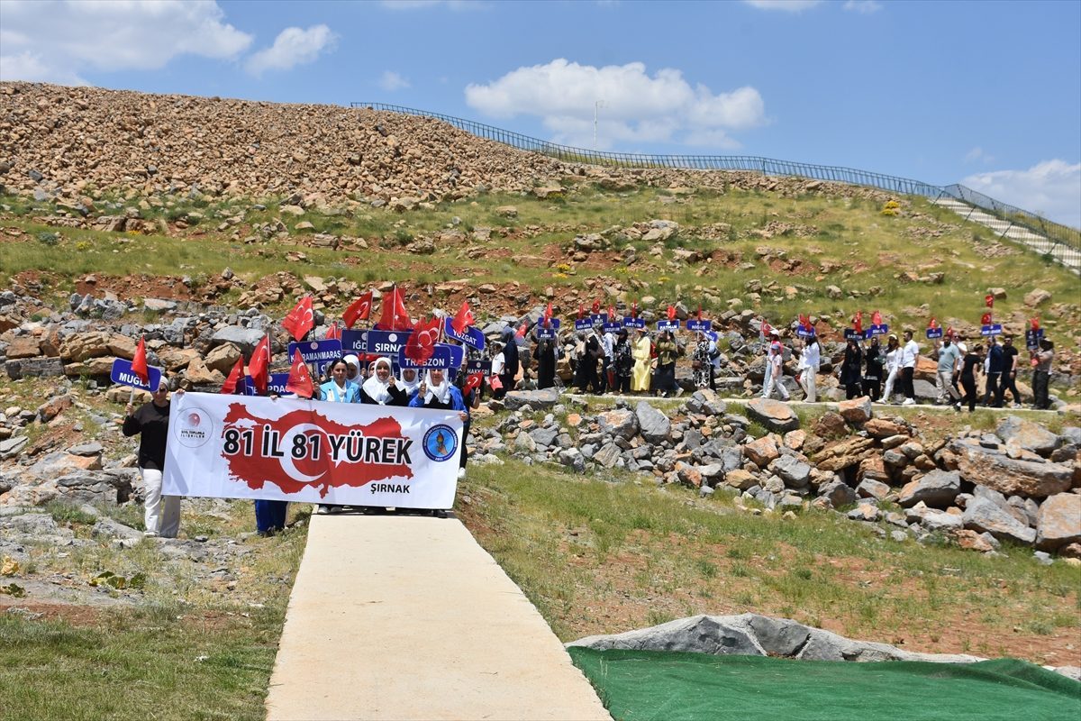 81 ilin şehit ve gazi aileleri Şırnak’ta Cudi Dağı’nda bir araya geldi