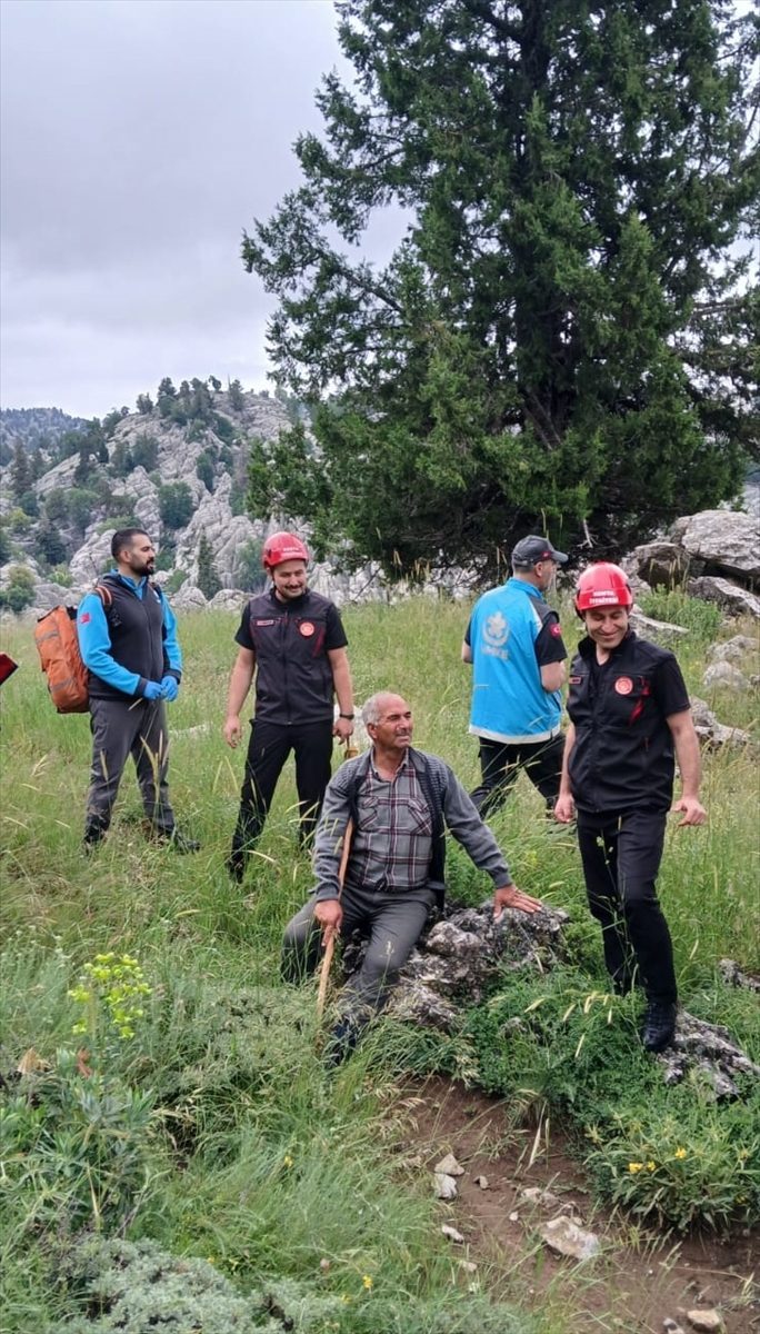 Antalya’da yaylada mahsur kalan hastaya Konya’dan itfaiye ekipleri yetişti