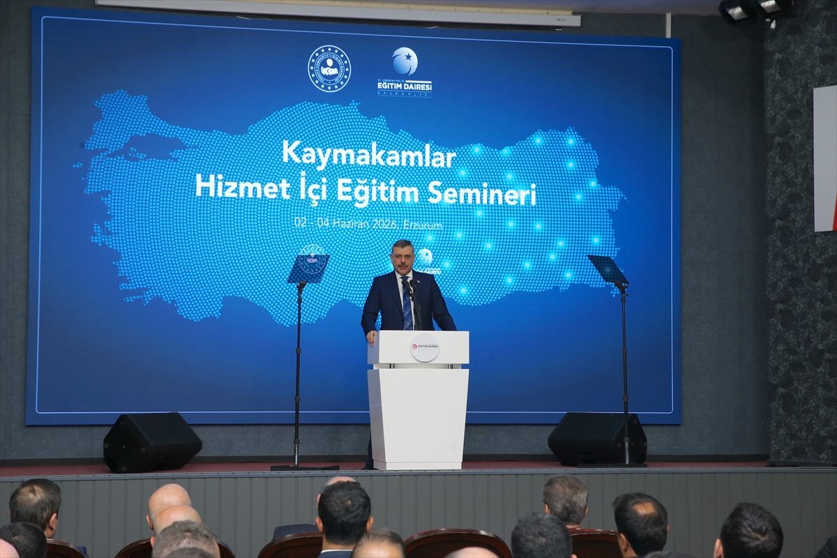 Bakan Çiftçi, Erzurum’da “Kaymakamlara Yönelik Hizmet İçi Eğitim Semineri”nde konuştu: (1)