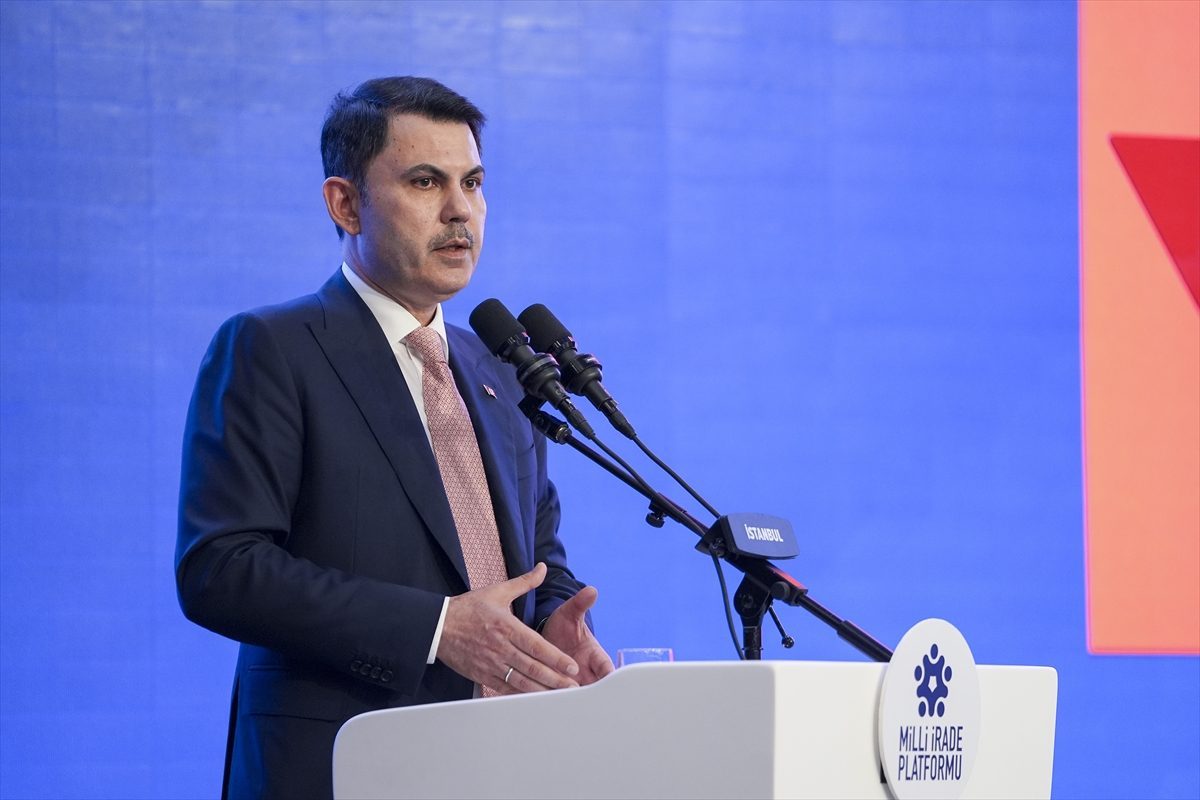 Bakan Kurum, Milli İrade Platformunun düzenlediği 15. Milli İrade Buluşması’nda konuştu: