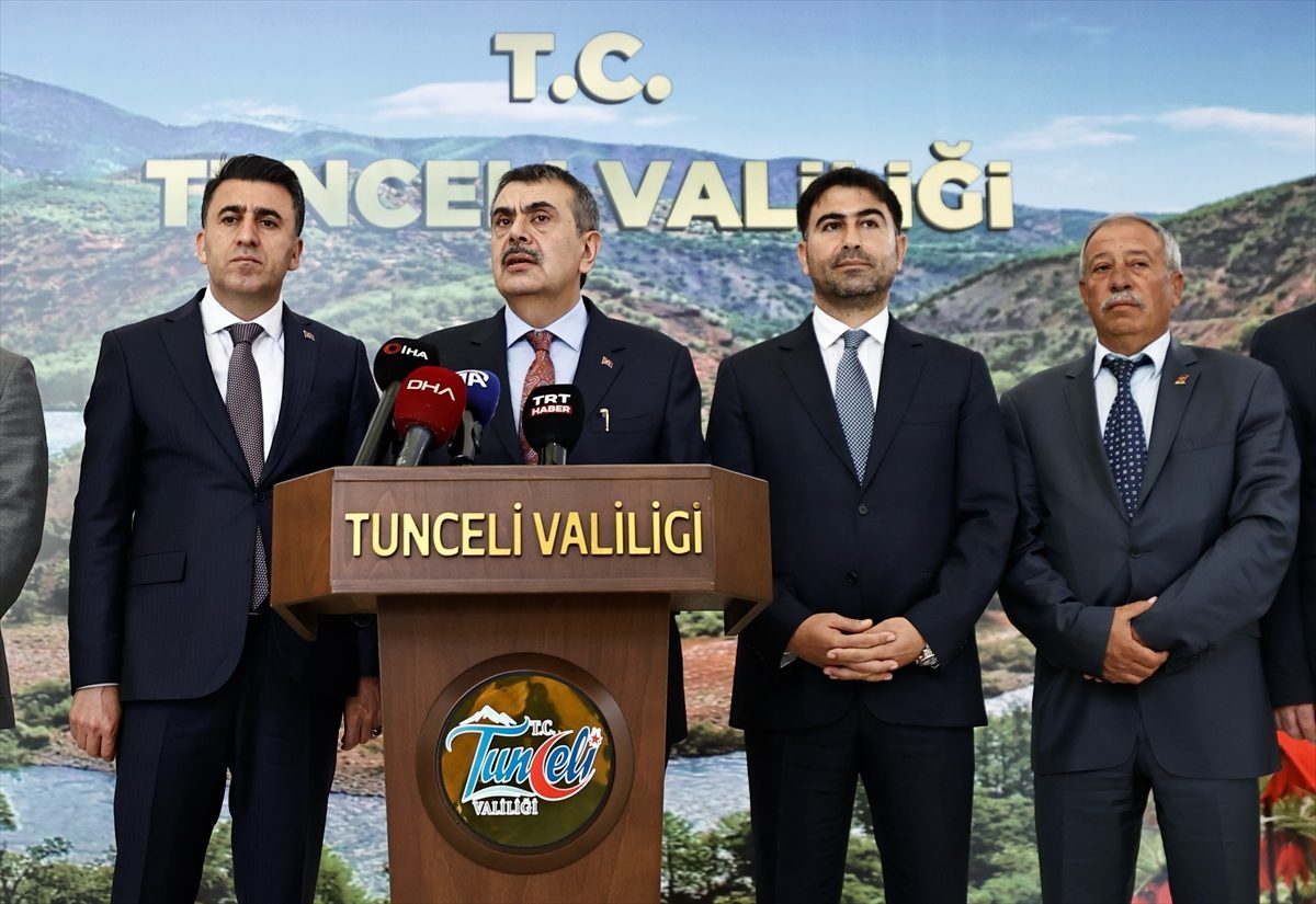 Bakan Tekin, Tunceli’de “İl Eğitim Değerlendirme Toplantısı”nın ardından konuştu: