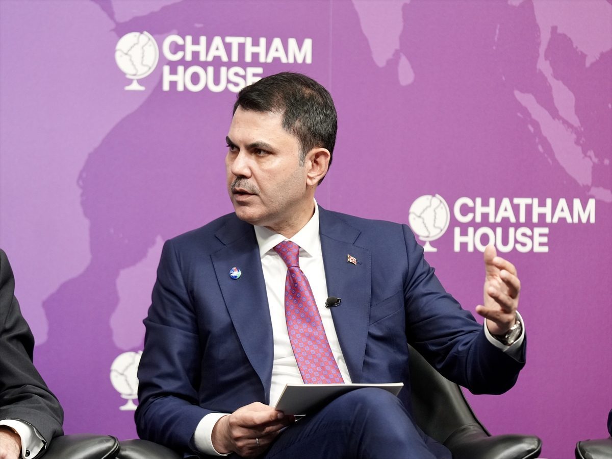 Çevre, Şehircilik ve İklim Değişikliği Bakanı Kurum, Chatham House’da konuştu