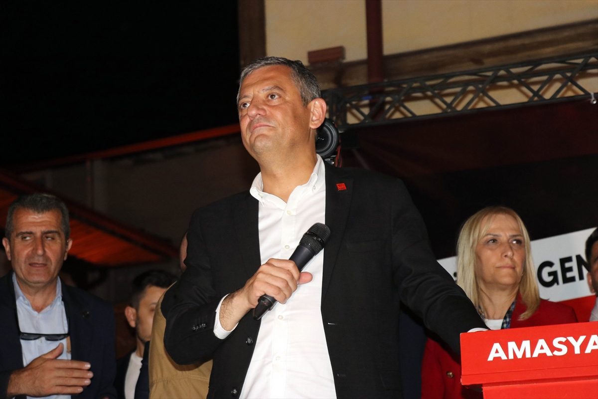 CHP TBMM Grup Başkanı Özel, Amasya’da konuştu: