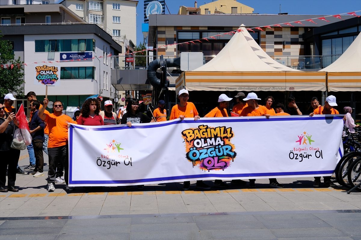 Çorum’da “Bağımlı Olma Özgür Ol Projesi” düzenlendi
