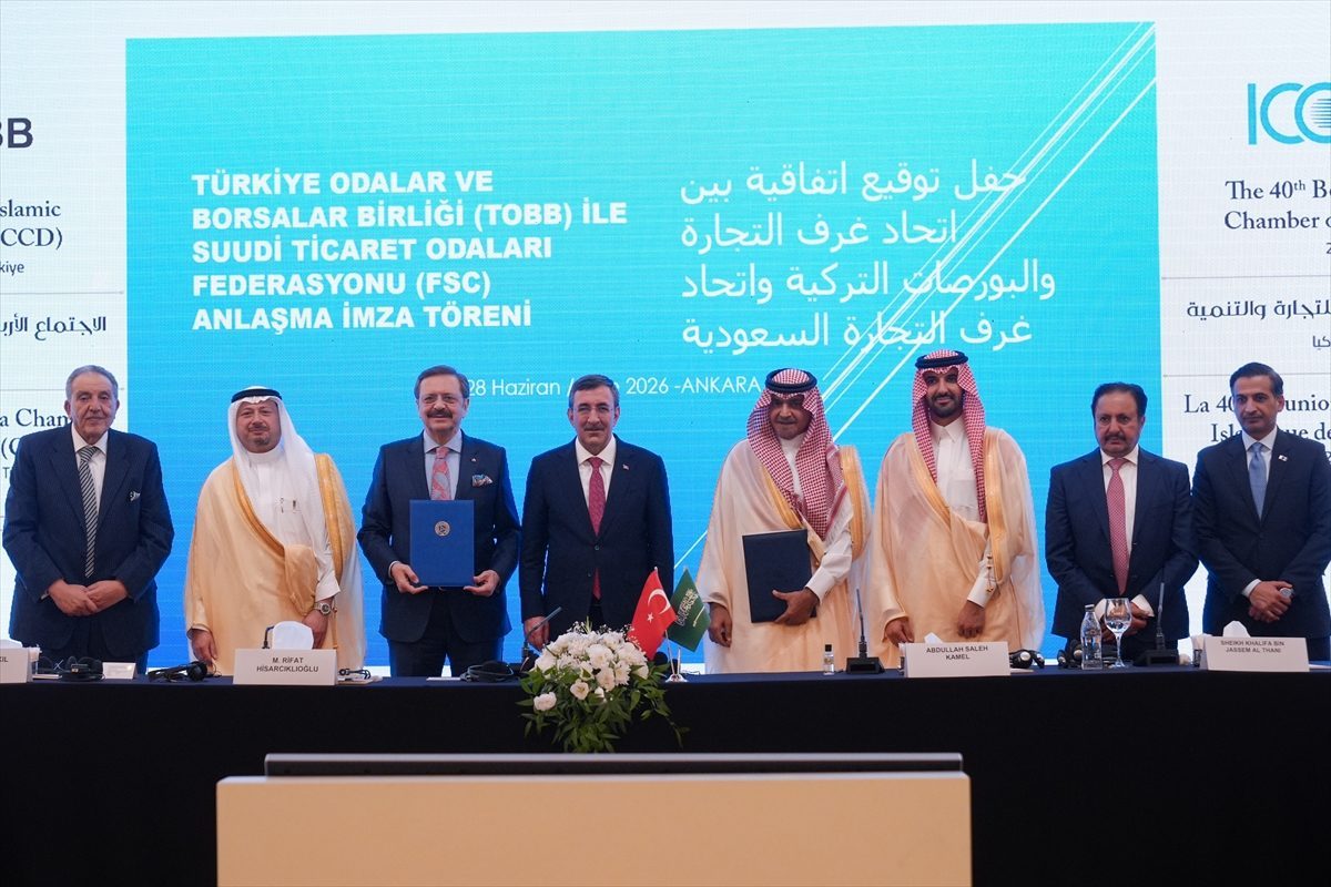 Cumhurbaşkanı Yardımcısı Yılmaz, İslam Ticaret ve Kalkınma Odası Yönetim Kurulu Gala Yemeği’nde konuştu: