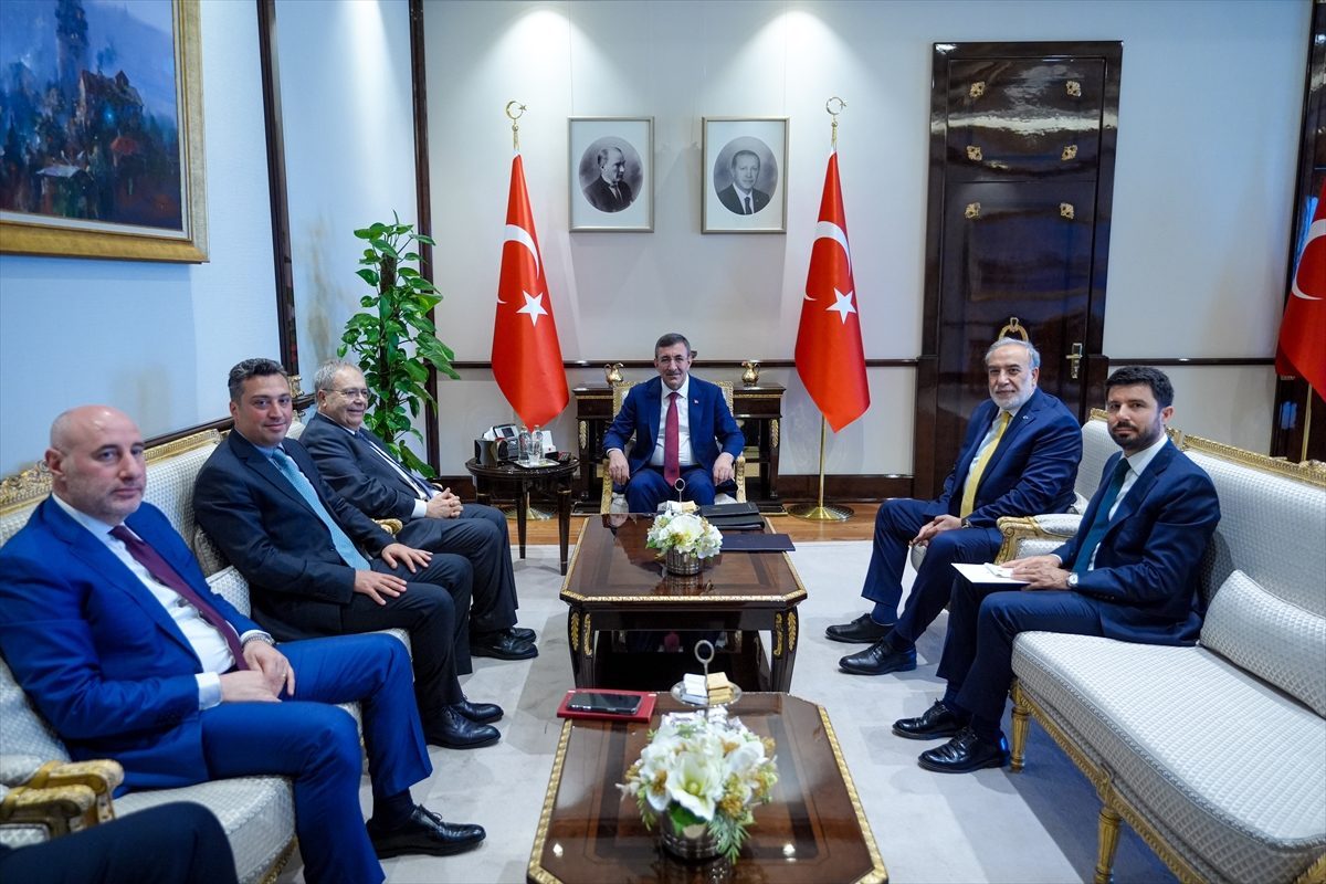 Cumhurbaşkanı Yardımcısı Yılmaz, Lübnan Başbakan Yardımcısı Mitri’yi kabul etti: