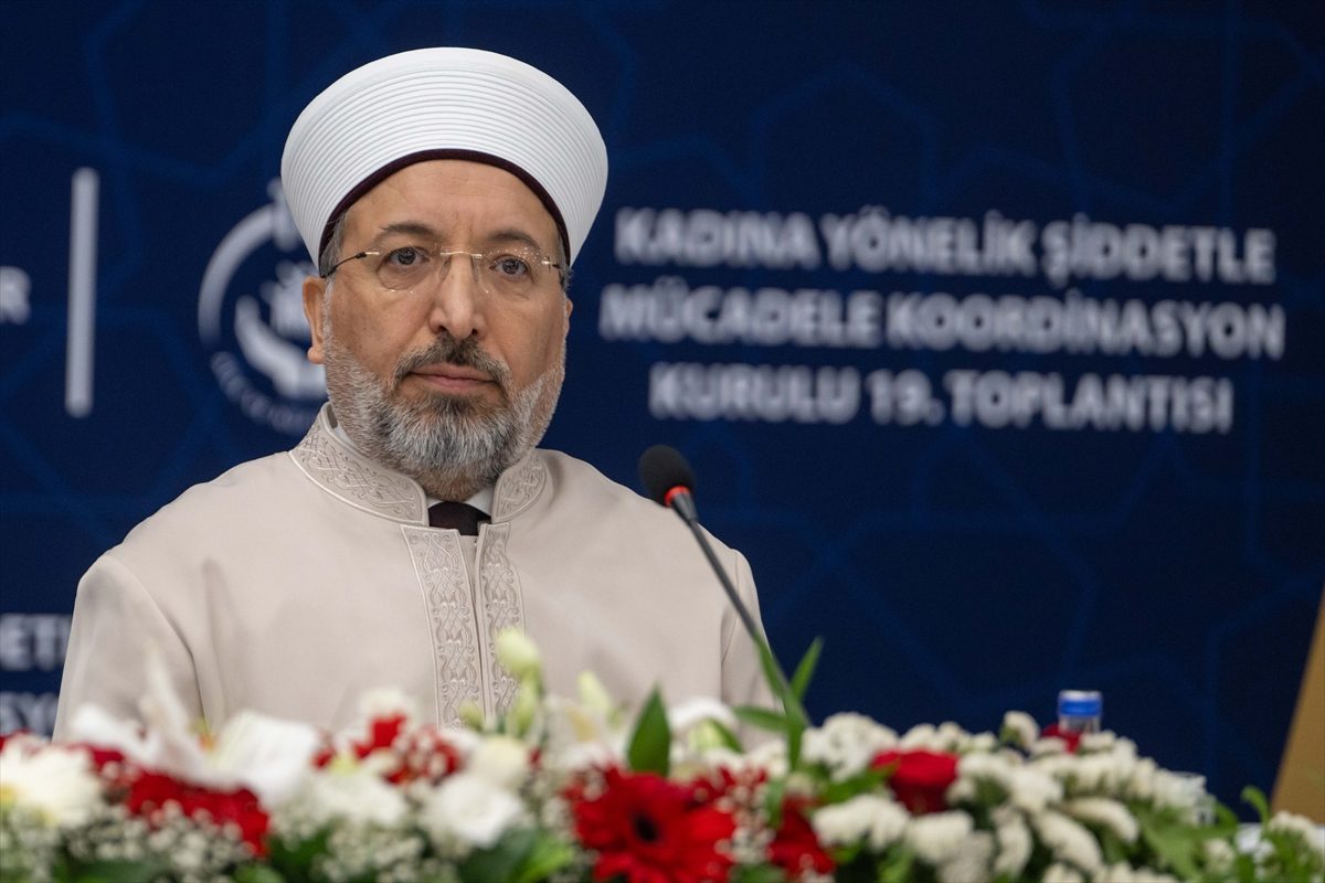 Diyanet İşleri Başkanı Arpaguş, Kadına Yönelik Şiddetle Mücadele Koordinasyon Kurulu Toplantısı’nda konuştu: