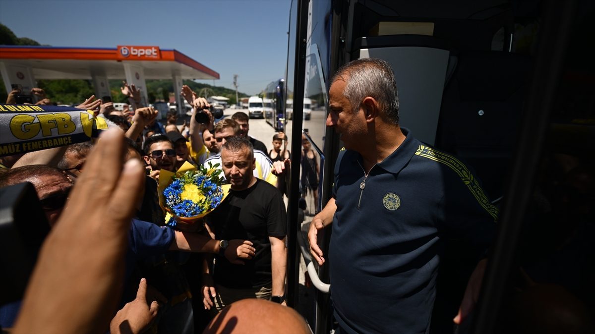 Fenerbahçe kafilesi, Düzce’ye geldi