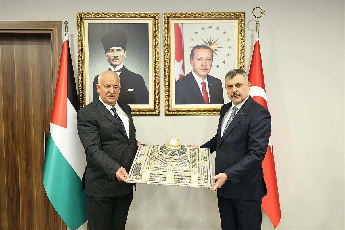 İçişleri Bakanı Çiftçi, Filistinli mevkidaşı Ziyad Hab El-Rih ile görüştü: