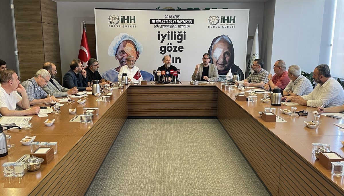 İHH Bursa Şubesi 20 ülkede 10 bin hastaya katarakt ameliyatı desteği vermeyi hedefliyor