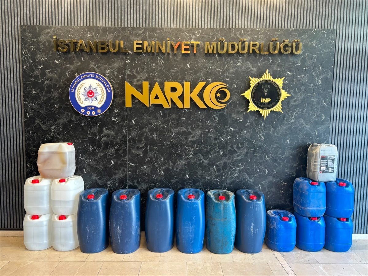 İstanbul’da 519 kilogram sentetik uyuşturucu ele geçirildi