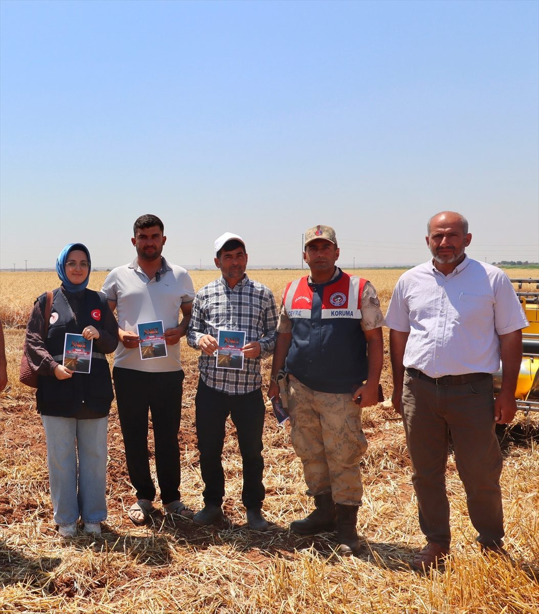 Kilis’te anız yangınlarına karşı dron destekli denetim