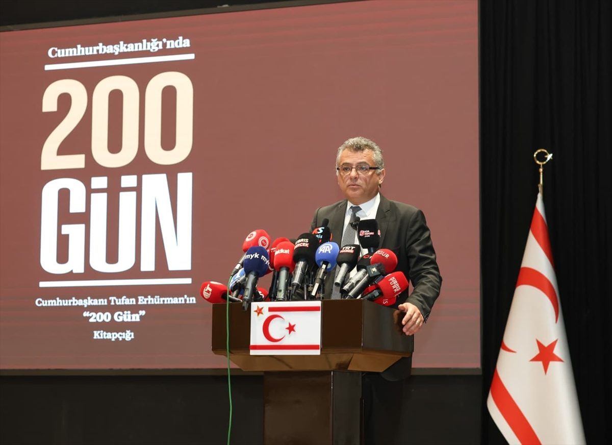 KKTC Cumhurbaşkanı Erhürman’dan Cumhurbaşkanı Erdoğan’ın açıklamalarına destek: