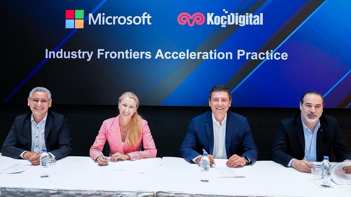 KoçDigital ve Microsoft Türkiye’den endüstriyel yapay zeka işbirliği