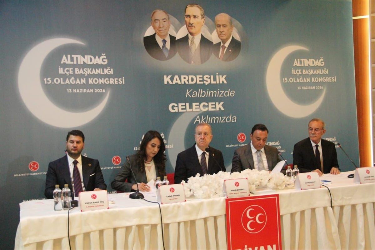 MHP Genel Başkan Yardımcısı Durmaz, partisinin Altındağ İlçe Başkanlığı Kongresi’nde konuştu: