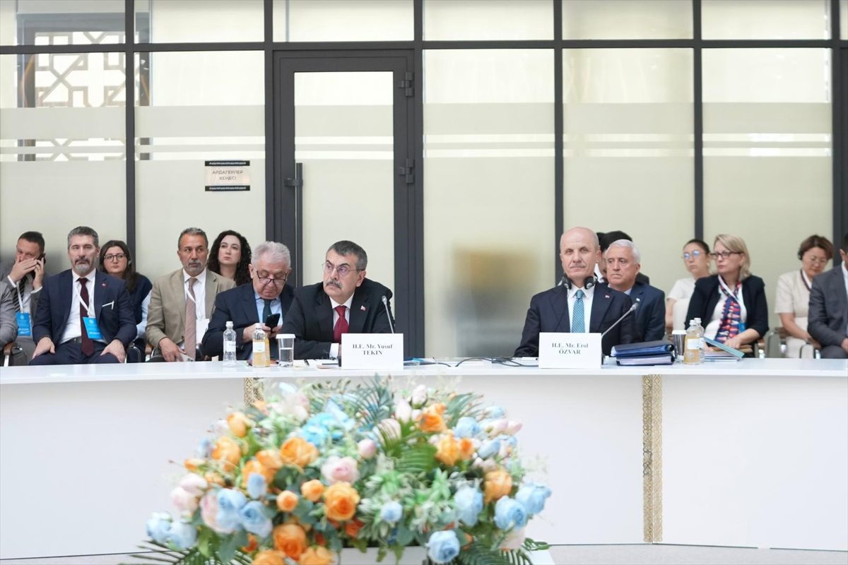 Milli Eğitim Bakanı Tekin, Kazakistan’da düzenlenen TDT 9. Eğitim Bakanları Toplantısı’nda konuştu: