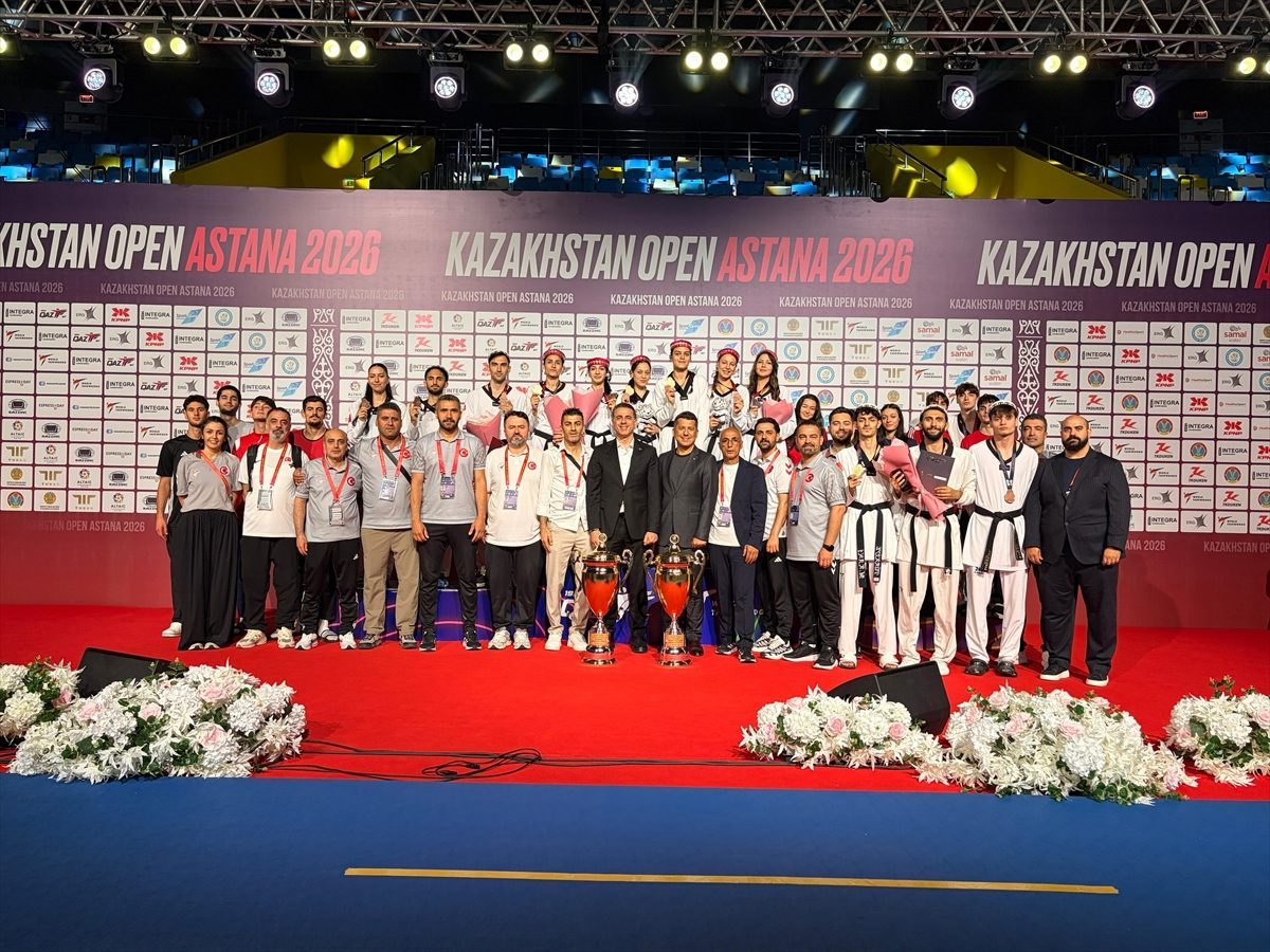 Milli tekvandocular, Kazakistan Açık’ta 14 madalya kazandı