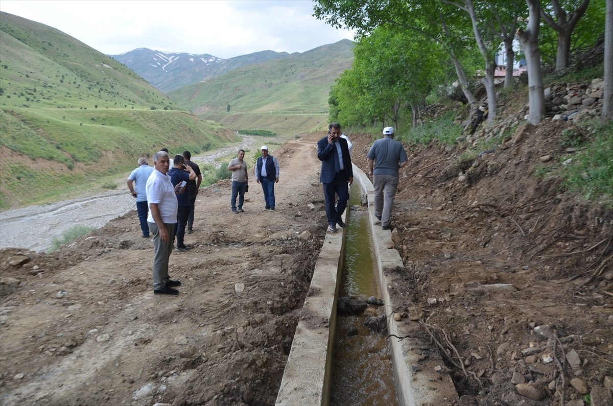 Muş’ta 6 bin 300 metre uzunluğundaki kanalla 225 hektar tarım arazisi suya kavuşacak