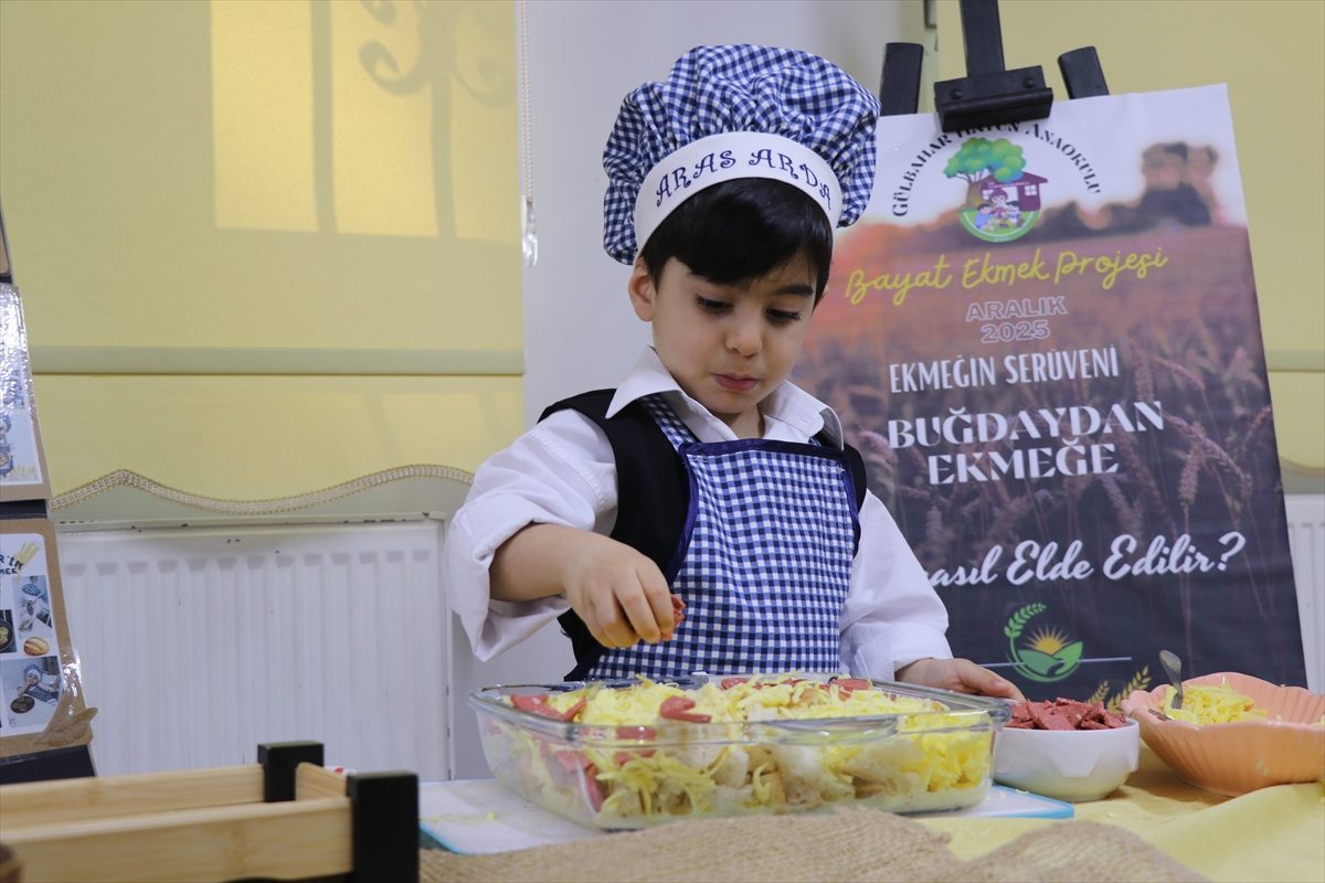 Rize’de anaokulu öğrencilerine “Bayat Ekmek Projesi” ile sıfır atık bilinci aşılandı