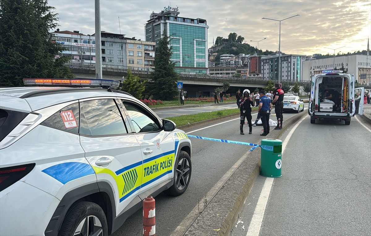 Rize’de kamyonetin çarptığı yaya öldü