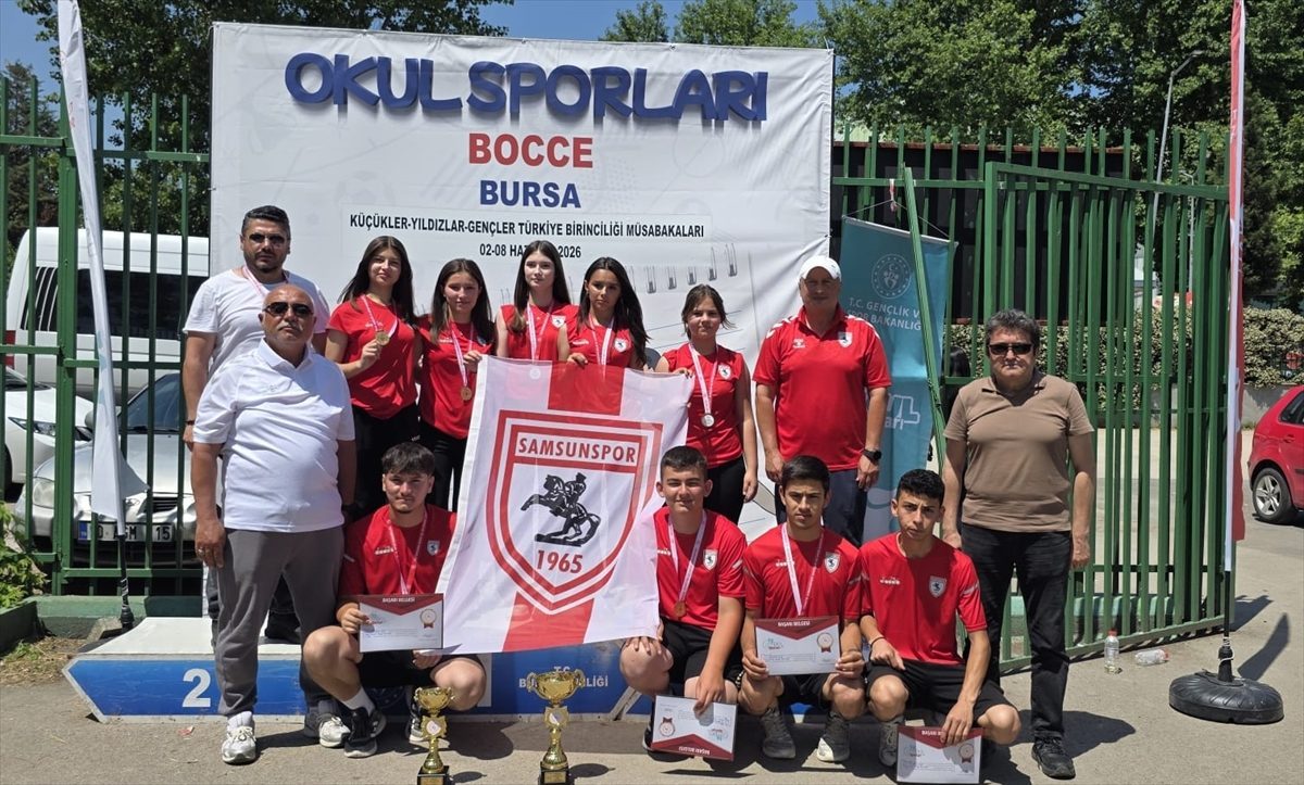 Samsun’un bocce’de üst üste ikinci kez Türkiye şampiyonluğu sevinci
