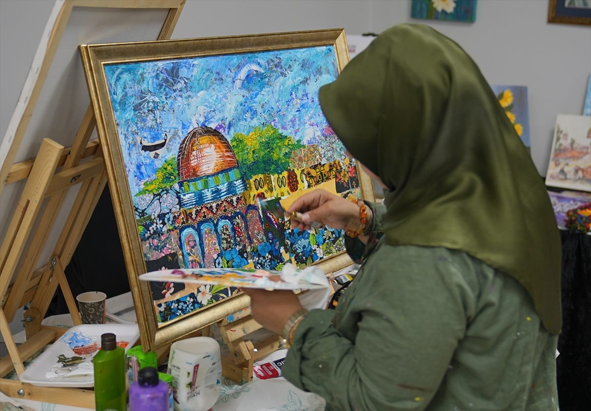 Sanat eserlerinin geliri Gazzeli sivillere protez umudu olacak