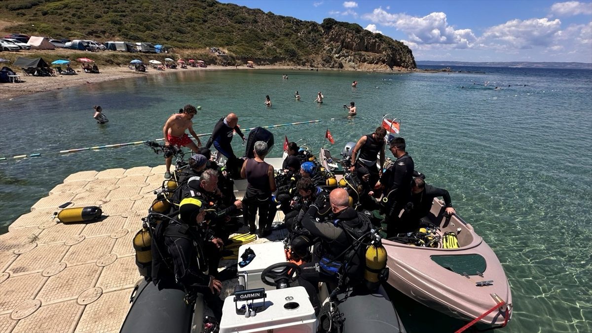 Saros’un su altındaki renkli dünyası fotoğraf tutkunlarını cezbediyor