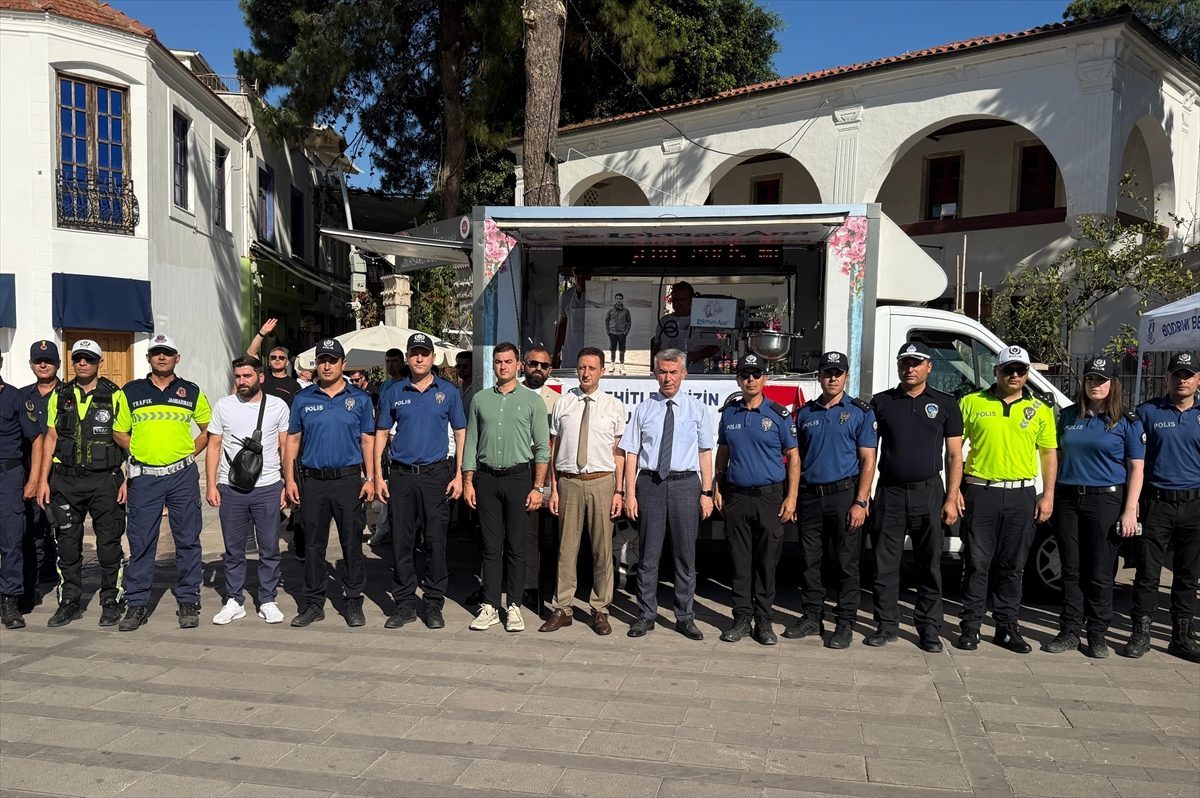 Şehit polis memuru Ercan Yangöz, Bodrum’da anıldı