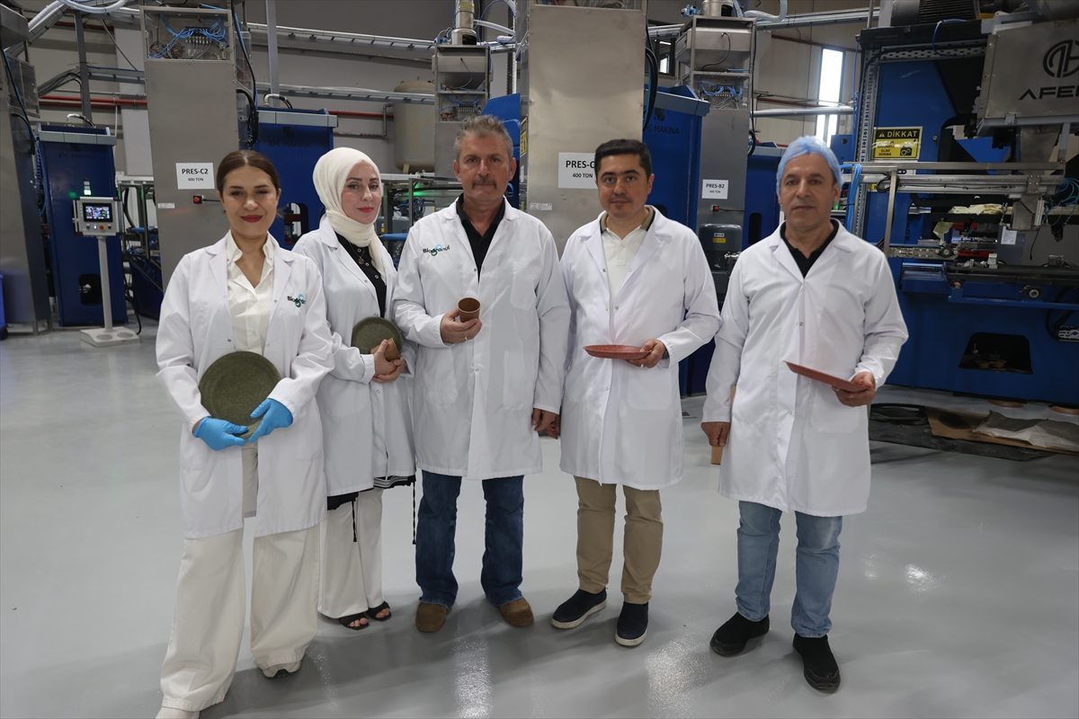 Tarımsal atıklardan üretilen biyokompozit ürünlerle çevreye ve ekonomiye katkı sağlanıyor
