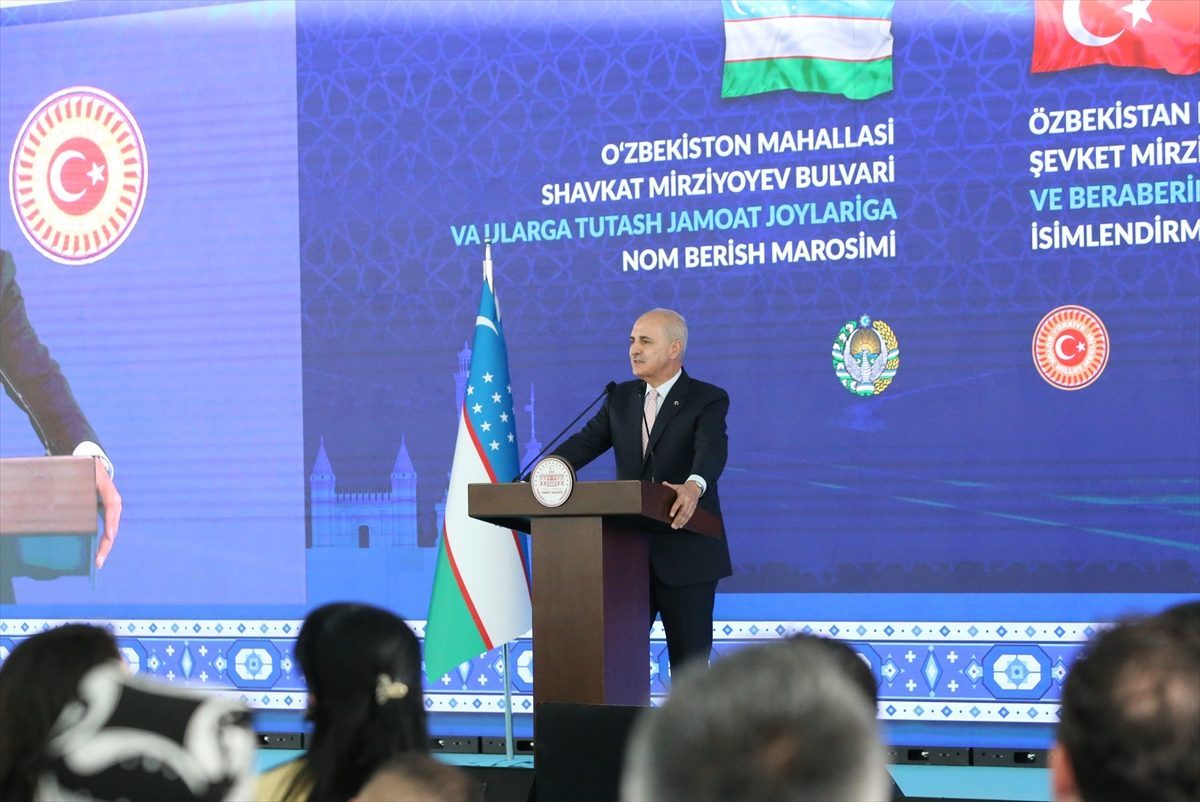 TBMM Başkanı Numan Kurtulmuş, Hatay Özbekistan Mahallesi İsim Verme Töreni’nde konuştu: