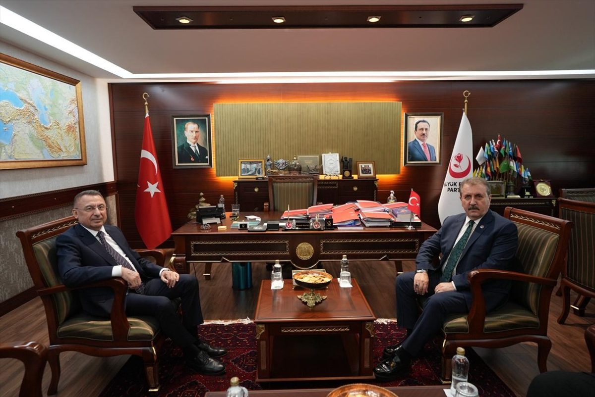 TBMM Dışişleri Komisyonu Başkanı Oktay’dan BBP Genel Başkanı Destici’ye ziyaret