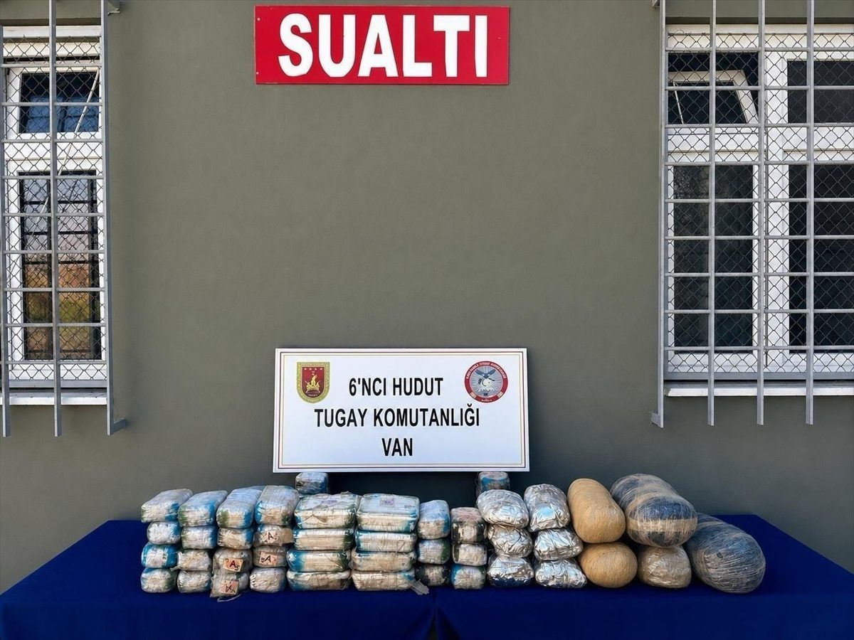 Van sınır hattında 44 kilo 635 gram uyuşturucu ele geçirildi