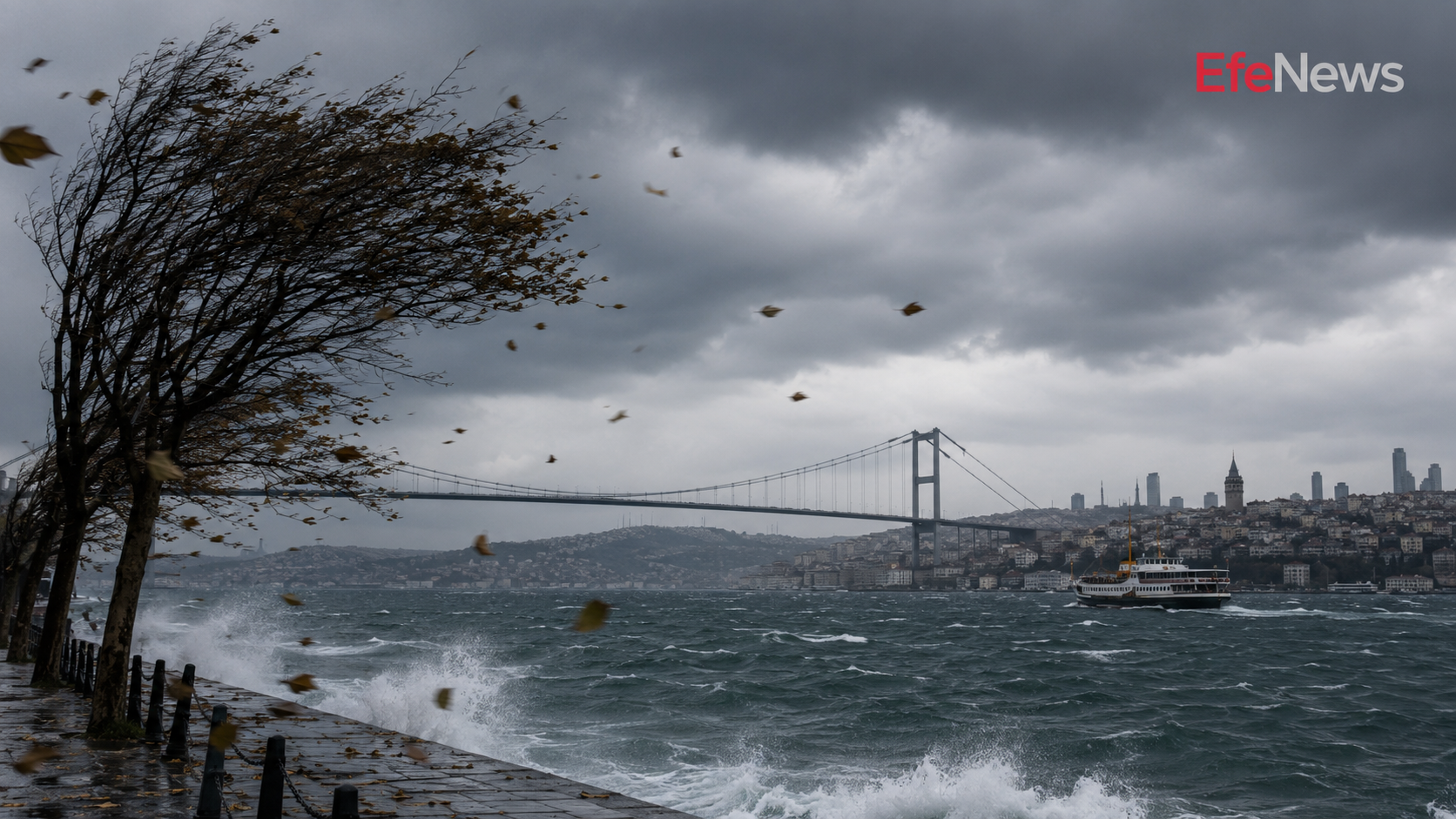 İstanbul’da Fırtına Etkili Olacak: Valilik Tarih Vererek Uyardı