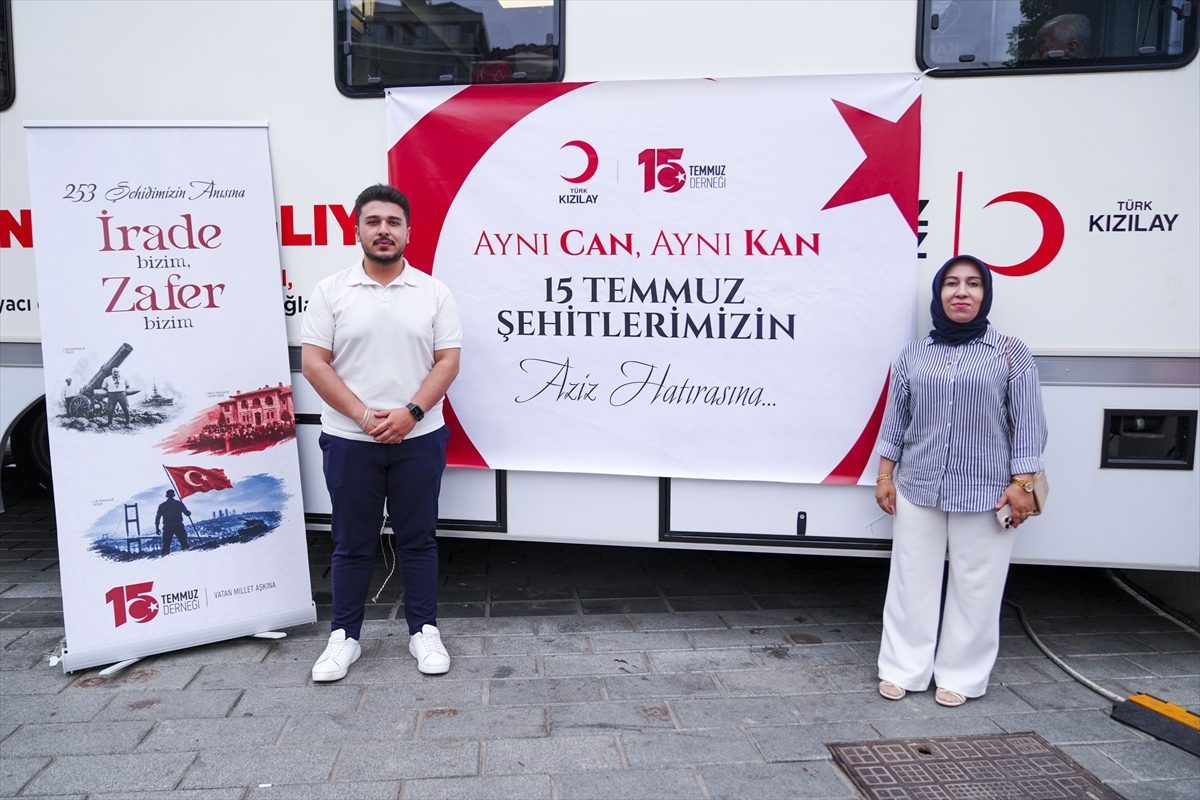 15 Temmuz Derneği ile Türk Kızılay’dan 15 Temmuz şehitleri anısına kan bağışı kampanyası