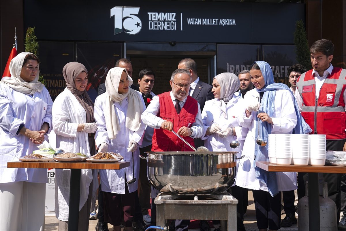 15 Temmuz Derneğinden muharrem ayı dolayısıyla aşure etkinliği