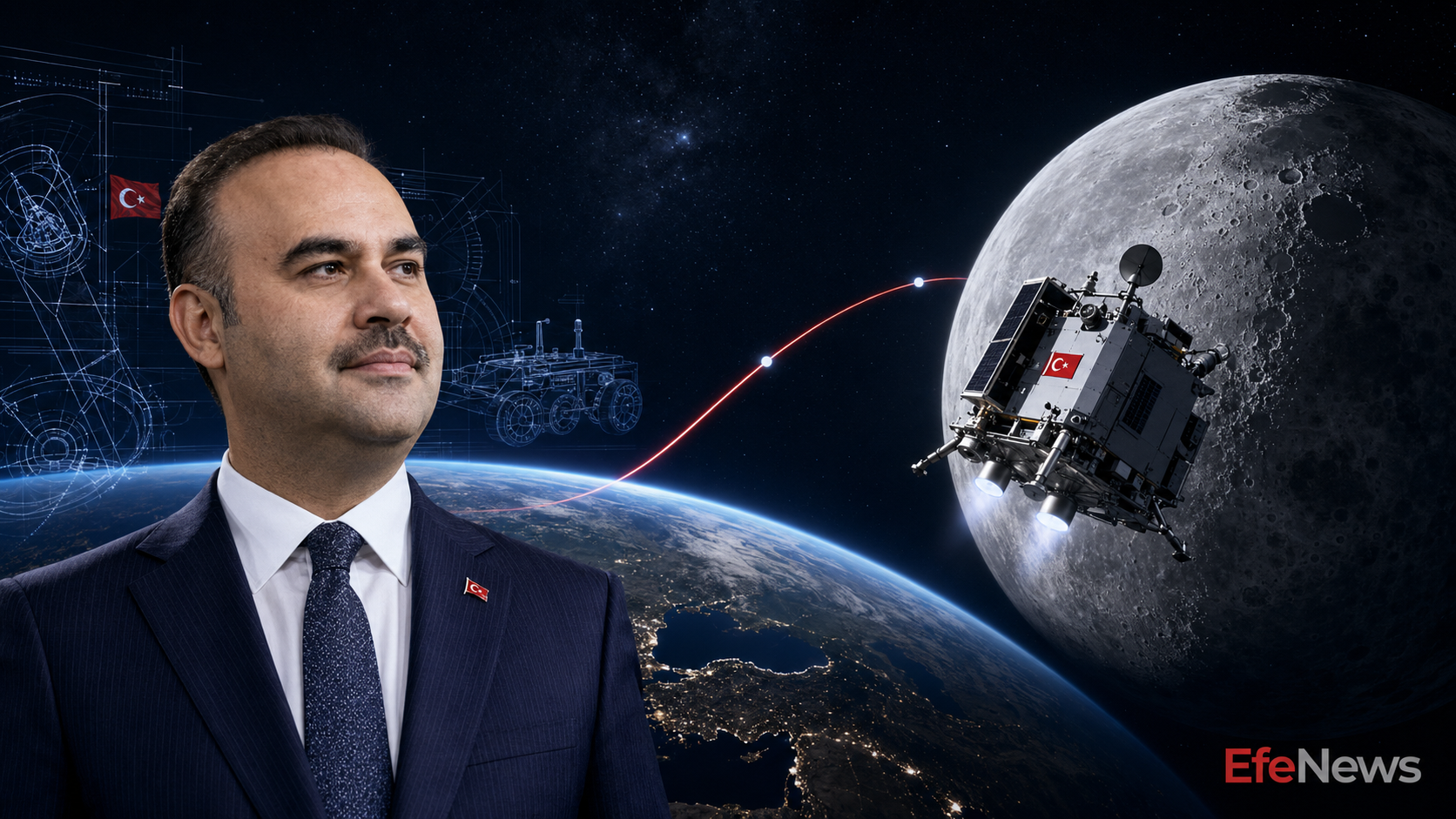 Bakan Kacır’dan Tarihi Uzay Açıklaması: Türkiye Ay’a Gitmeye Hazırlanıyor
