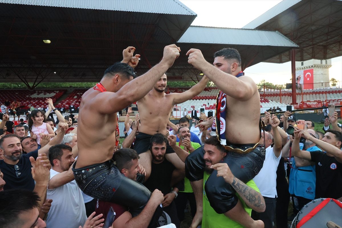 665. Tarihi Kırkpınar Yağlı Güreşleri’nde başpehlivanlığı Erkan Taş kazandı
