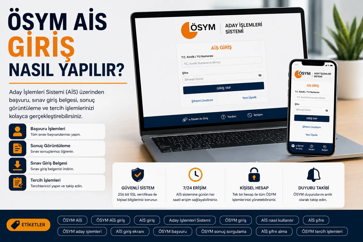 ÖSYM AİS Giriş Nasıl Yapılır? Aday İşlemleri Sistemi (AİS) Rehberi 2026