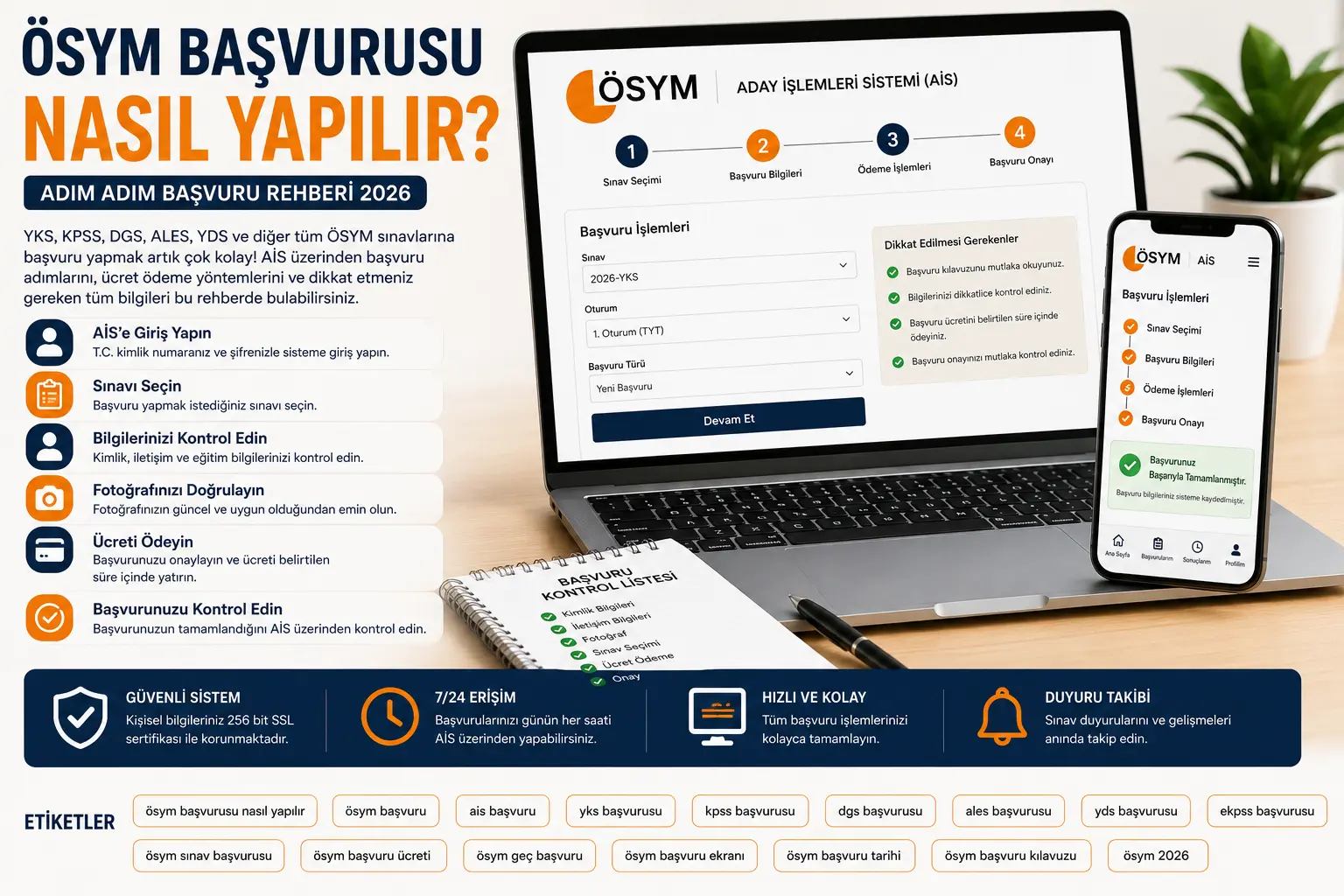 ÖSYM Başvurusu Nasıl Yapılır? 2026 Adım Adım Başvuru Rehberi