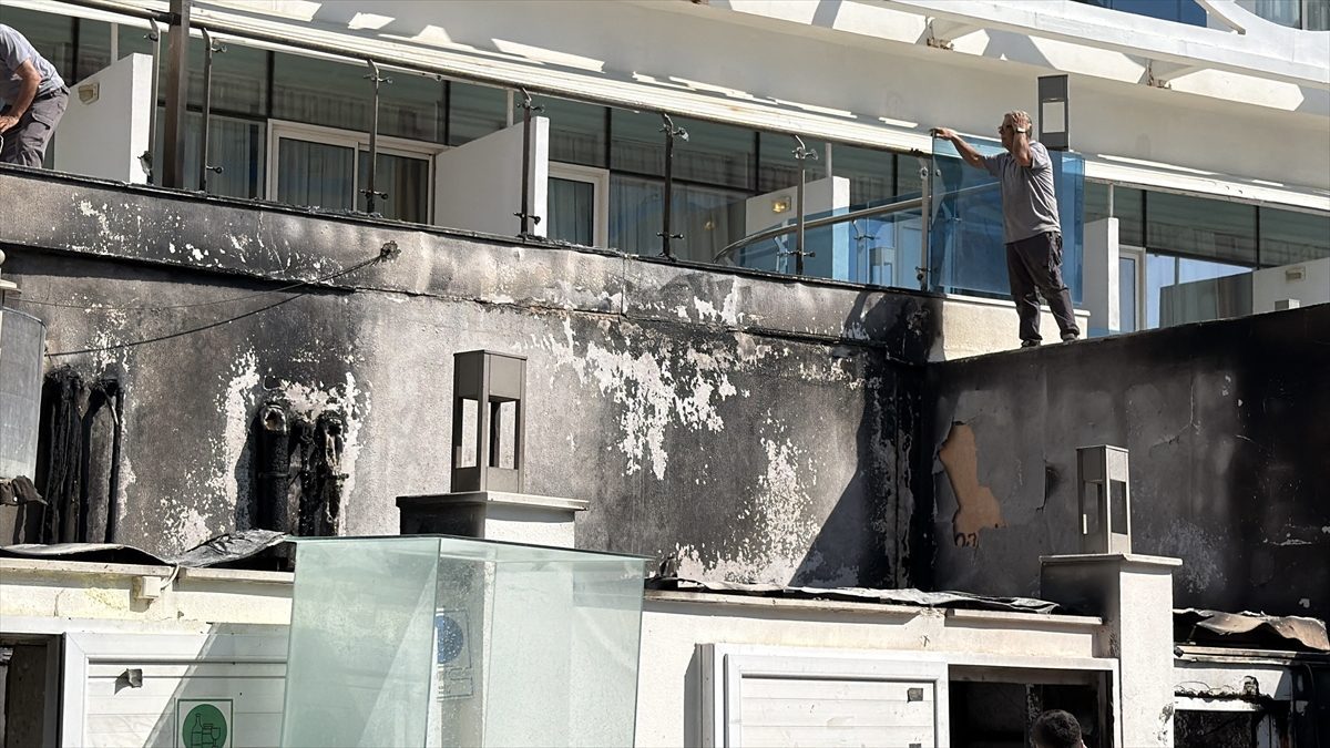 Alanya’da otelde çıkan yangın söndürüldü
