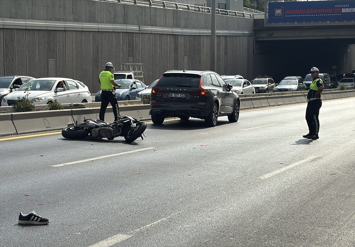 Ankara’daki trafik kazasında motosiklet sürücüsü hayatını kaybetti