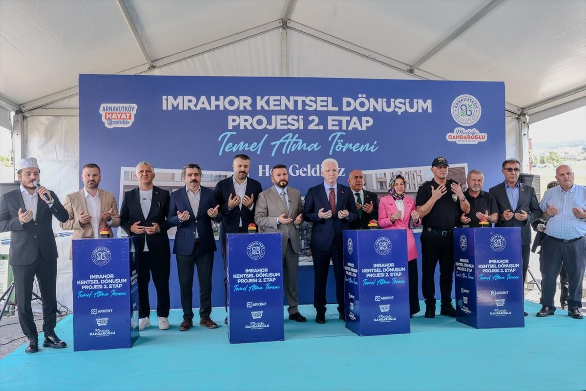 Arnavutköy’de İmrahor Kentsel Dönüşüm Projesi’nin ikinci etabının temeli atıldı