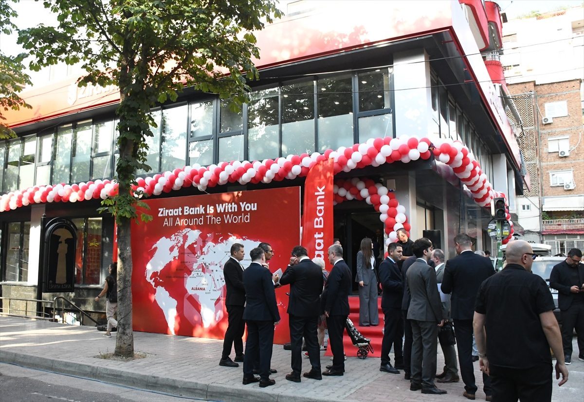Arnavutluk’un başkenti Tiran’da Ziraat Bankası şubesi açıldı