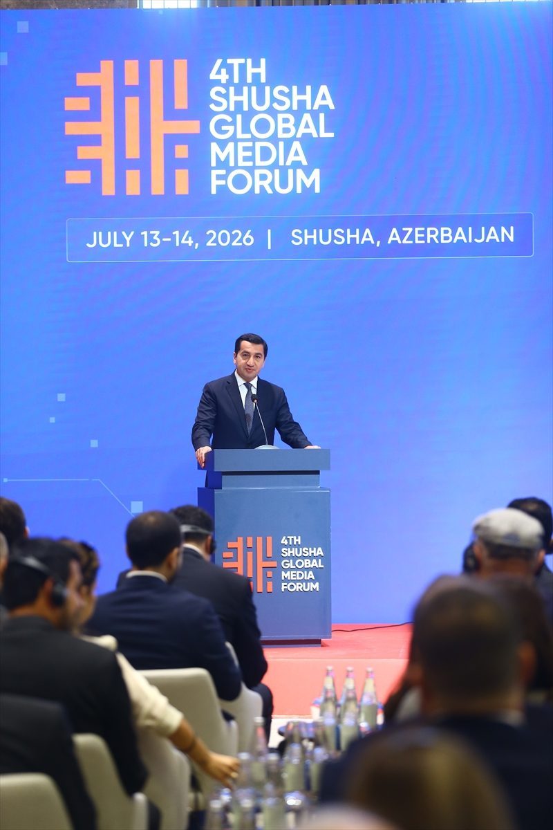 Azerbaycan Cumhurbaşkanı Müşaviri Hacıyev, 4. Şuşa Global Media Forumu’nda konuştu: