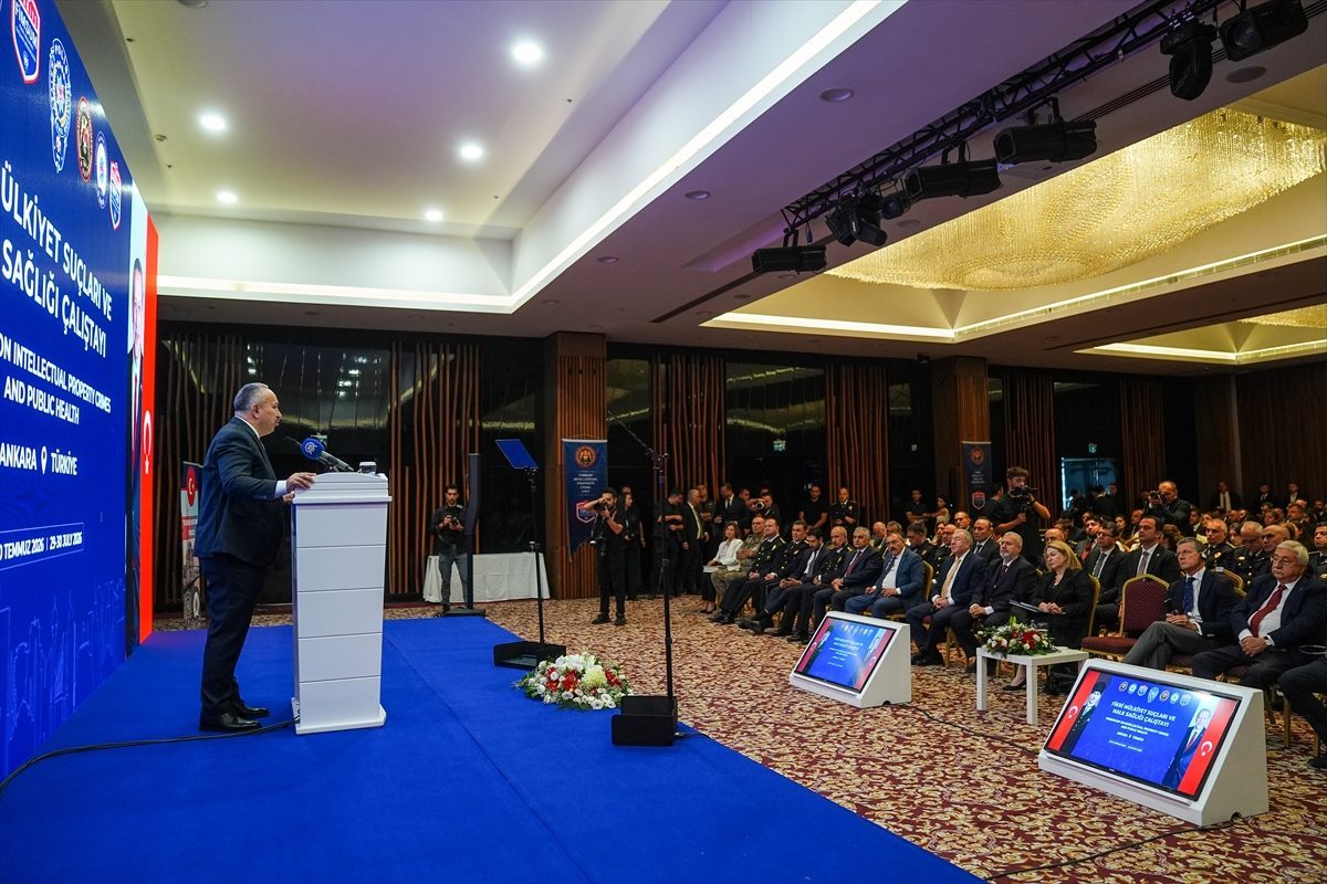 Başkentte “Fikri Mülkiyet Suçları ve Halk Sağlığı Çalıştayı” başladı