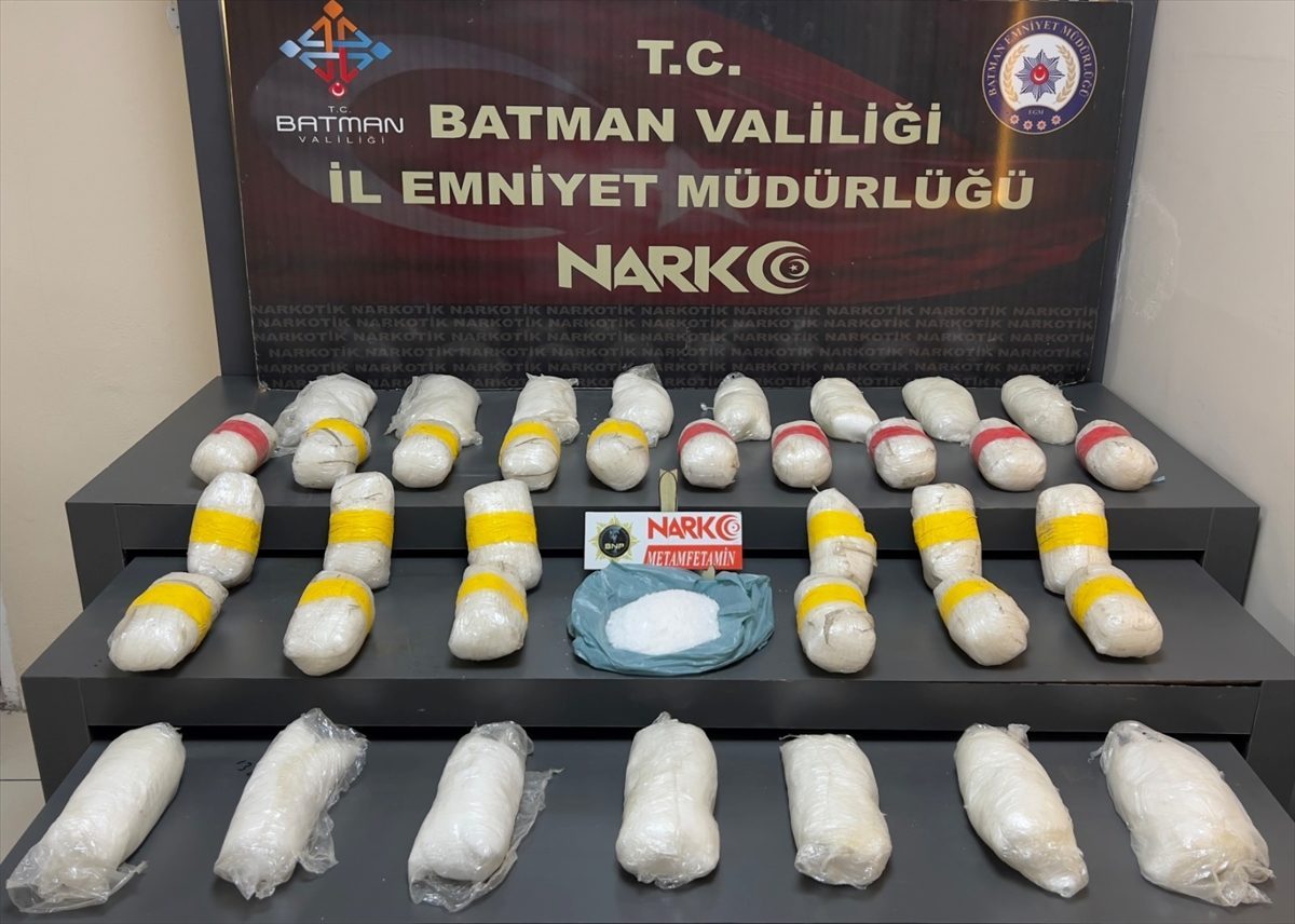 Batman’da uyuşturucu operasyonunda yakalanan şüpheli tutuklandı