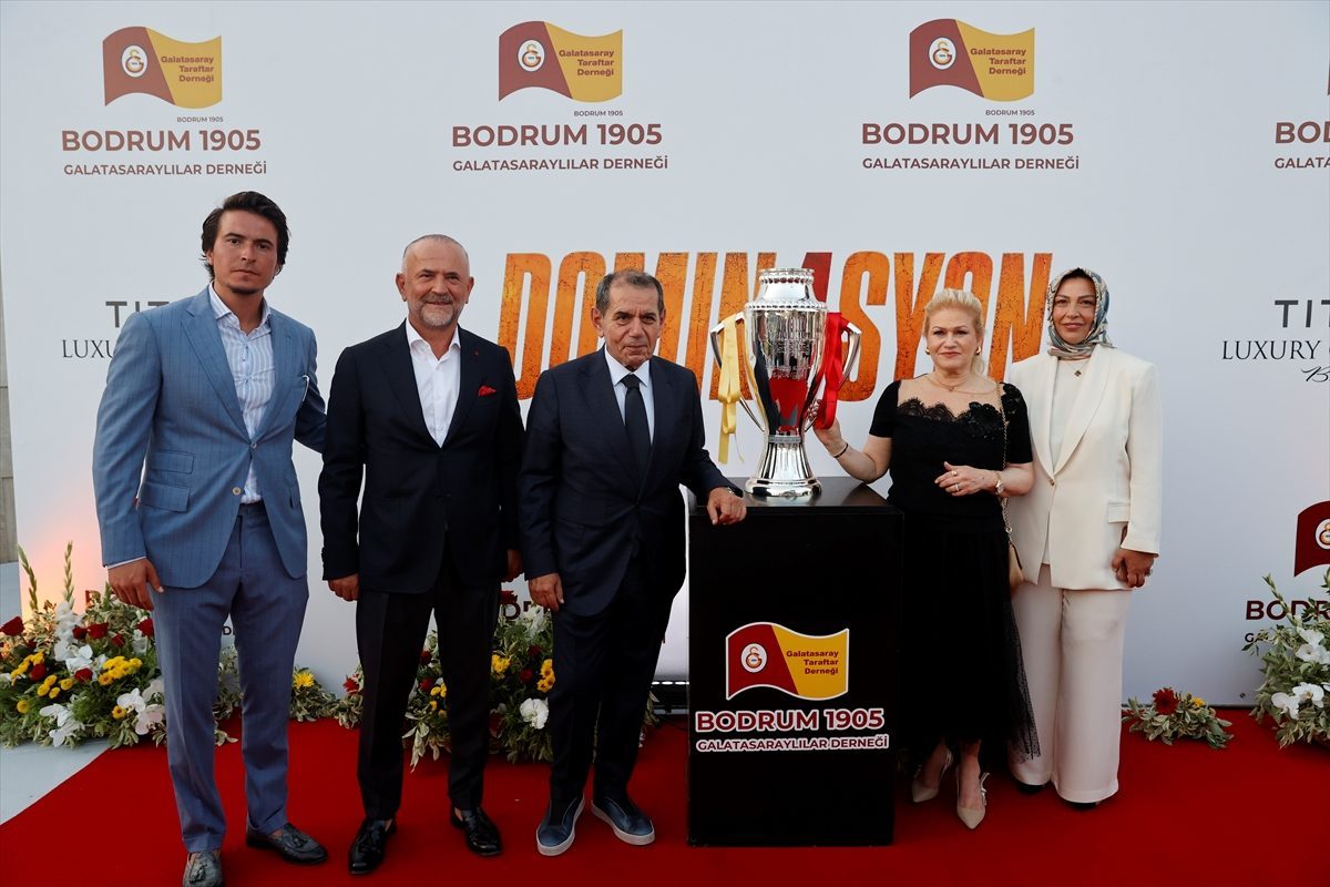 Bodrum’da Galatasaray’ın 26. şampiyonluğu için gece düzenlendi