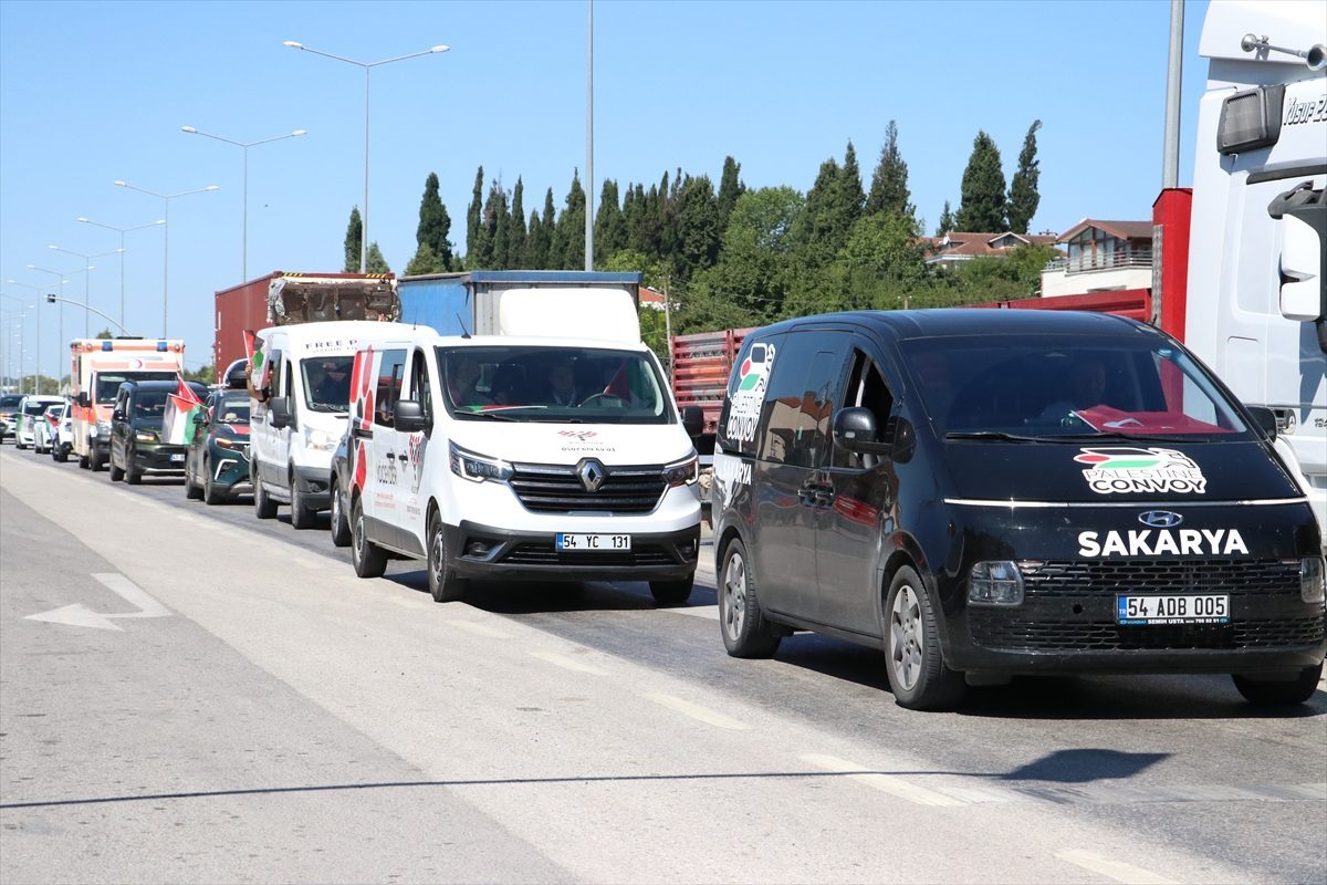 Bosna Hersek’ten hareket eden “Filistin Konvoyu” Sakarya’ya ulaştı
